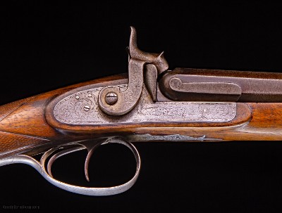 Le Page Double Rifle with octagon barrels ~ 14g. - Image 5 of 7