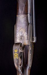 French "Verney Carron" Sidelock with Royal Crest on trigger guard ~ 2 3/4" nitro proofs ~ "Couronne Comtale" - 6 of 9