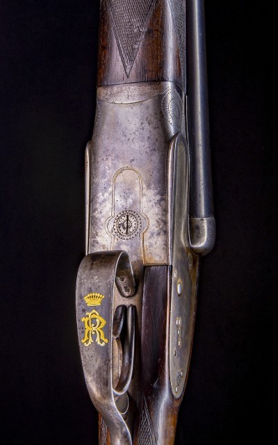 French "Verney Carron" Sidelock with Royal Crest on trigger guard ~ 2 3/4" nitro proofs ~ "Couronne Comtale" - Image 6 of 9