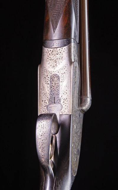 Edwinson C. Green and Son, Cheltenham & Gloucester ~ A very nice English sidelock with long barrels and stock - Image 5 of 8