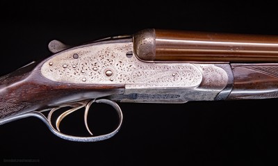 Edwinson C. Green and Son, Cheltenham & Gloucester ~ A very nice English sidelock with long barrels and stock - Image 6 of 8
