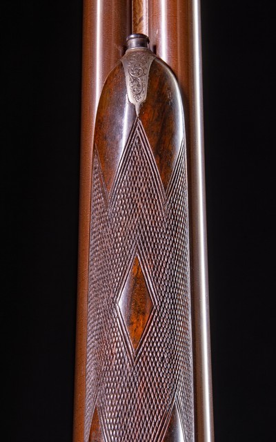 Edwinson C. Green and Son, Cheltenham & Gloucester ~ A very nice English sidelock with long barrels and stock - Image 7 of 8