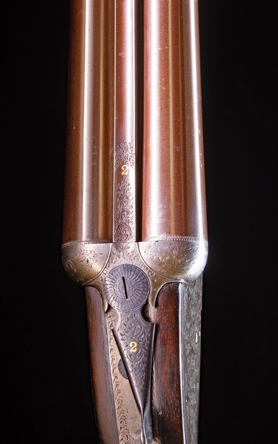 Edwinson C. Green and Son, Cheltenham & Gloucester ~ A very nice English sidelock with long barrels and stock - Image 3 of 8
