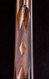 Stephen Grant & Sons BEST sidelock from 1906 in a lovely vintage oak and leather two barrel set case - 7 of 10