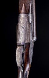 Stephen Grant & Sons BEST sidelock from 1906 in a lovely vintage oak and leather two barrel set case - 6 of 10