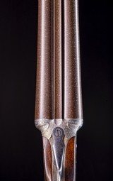 Stephen Grant & Sons BEST sidelock from 1906 in a lovely vintage oak and leather two barrel set case - 3 of 10