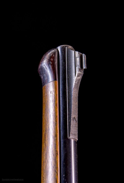 BSA (Stands for Birmingham Small Arms) .243 rifle with full length stock and cool Schnable - Image 8 of 8