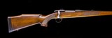 BSA (Stands for Birmingham Small Arms) .243 rifle with full length stock and cool Schnable - 2 of 8