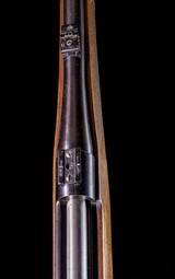 BSA (Stands for Birmingham Small Arms) .243 rifle with full length stock and cool Schnable - 6 of 8