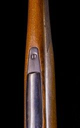 BSA (Stands for Birmingham Small Arms) .243 rifle with full length stock and cool Schnable - 5 of 8