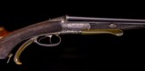 Hubertus 16g. German double ~ Beautiful engraving and woodwork! *No cast so ok for left or right handed * Light! - 4 of 9