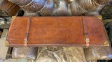 Oak and Leather case for single gun - 1 of 2