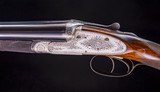 W.J. Jeffrey Sidelock with super engraving and wood and dimensions for many - 5 of 8