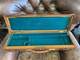 Rare Springer Double Rifle Oak and Leather Case - 1 of 3