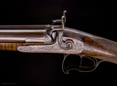 Lagreze Percussion Cape rifle and shotgun combo - Image 5 of 8