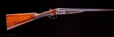 Joseph Lang 12g. 2" Double weighs 5 lbs. 1 oz.! - Image 2 of 8