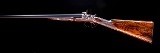 Westley Richards bar in wood high grade hammer double from 1871