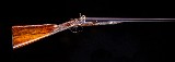Westley Richards bar in wood high grade hammer double from 1871 - 2 of 7