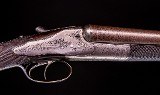 12 Gauge John Blanch & Sons made in 1880 with great Damascus barrels - 4 of 8