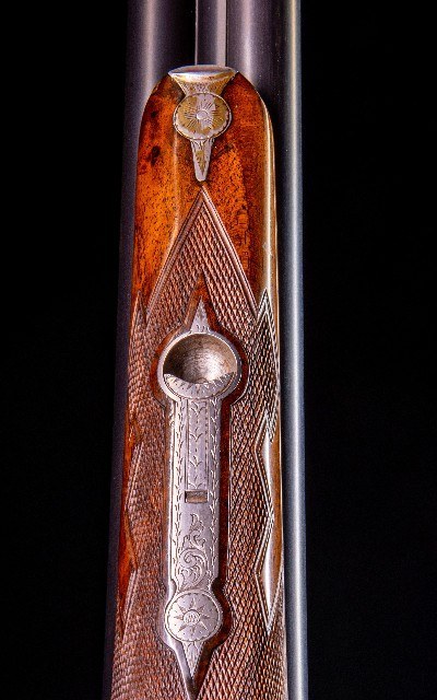 Parker 16ga DHE with 30in barrels and a straight stock ~ One thin wall so perfect gun to install Briley full length tubes. - Image 7 of 8