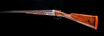Parker 16ga DHE with 30in barrels and a straight stock ~ One thin wall so perfect gun to install Briley full length tubes.