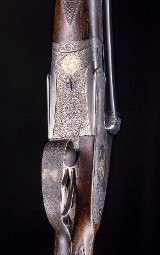 W.J. Jeffrey Sidelock with outstanding game scenes from 1904 with 2 3/4" nitro proofs - 6 of 8