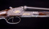 W.J. Jeffrey Sidelock with outstanding game scenes from 1904 with 2 3/4" nitro proofs - 4 of 8
