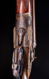 Thomas Horsley Nitro proofed Hammer double ~ Superb restoration with almost exhibition wood! - 5 of 7