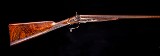 Thomas Horsley Nitro proofed Hammer double ~ Superb restoration with almost exhibition wood! - 2 of 7