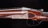 William McCall & Co ~ An outstanding Scottish shotgun with excellent wood and engraving and Nitro proofed Damascus barrels - 5 of 10