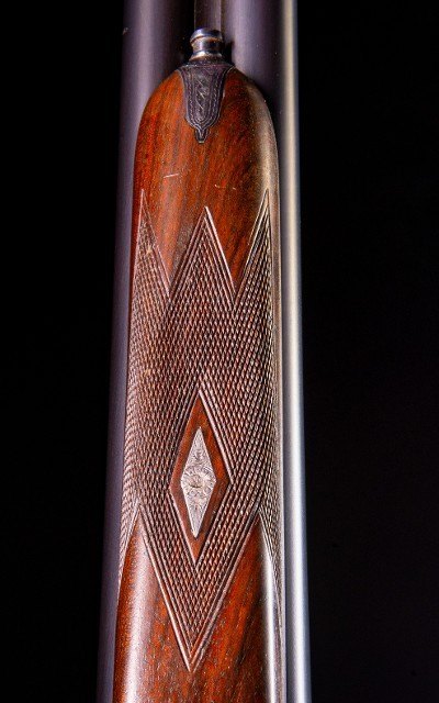 AYA #2 Churchill Model Sidelock ~ Light at 6 lbs. 3 oz.~ 2 3/4" Nitro ~ good right or left handed - Image 7 of 8