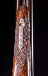 Westley Richards fancy boxlock with a rare cross eyed stock ~ High condition! - 7 of 9