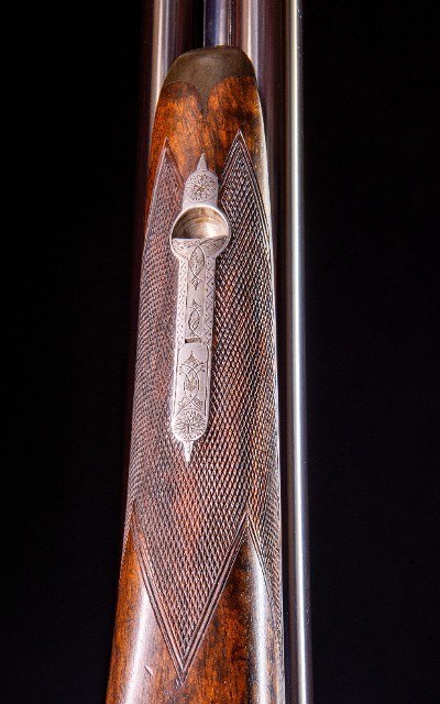 Westley Richards fancy boxlock with a rare cross eyed stock ~ High condition! - Image 7 of 9