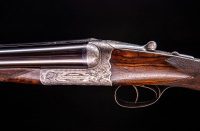 Westley Richards fancy boxlock with a rare cross eyed stock ~ High condition! - Image 5 of 9