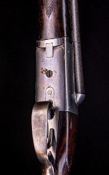 Westley Richards "Gold Name" from 1890 with beautiful 30" nitro proofed Damascus barrels - 6 of 8