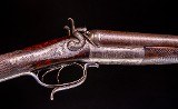 Holland & Holland hammer double with really cool forward underlever and 2 3/4" Nitro proofs - 4 of 10