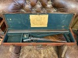 Holland & Holland hammer double with really cool forward underlever and 2 3/4" Nitro proofs - 9 of 10
