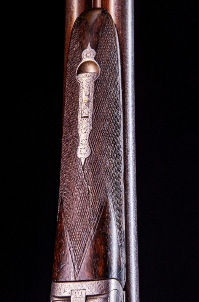 Westley Richards high grade boxlock in, ready for some restoration.No FFL needed. - Image 7 of 8
