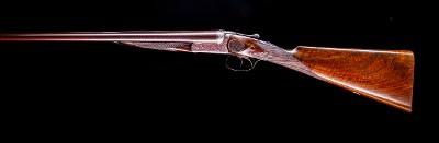 Charles Boswell with exceptional nitro proofed Damascus and long barrels! - Image 1 of 8