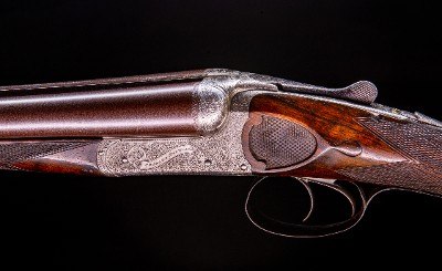 Charles Boswell with exceptional nitro proofed Damascus and long barrels! - Image 5 of 8