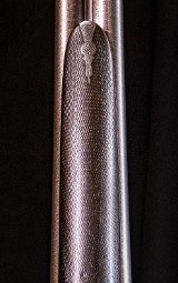 JosephLang 12g. top lever hammer double in very nice condition ~ NItro Damascucs - 8 of 9
