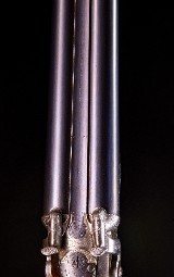 Westley Richards bar in wood high grade hammer double from 1871 ~ Left handed cast on! - Image 3 of 7