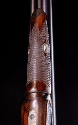 Westley Richards bar in wood high grade hammer double from 1871 ~ Left handed cast on! - Image 6 of 7