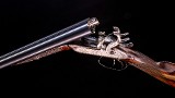 Westley Richards bar in wood high grade hammer double from 1871 ~ Left handed cast on! - Image 7 of 7