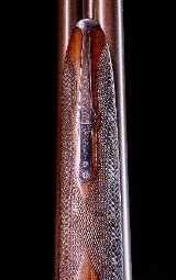 W.C. Scott hammer with great dimensions and nitro proofed Damascus barrels. - Image 7 of 8
