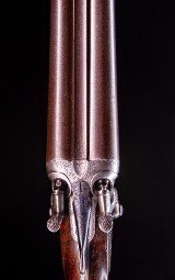 W.C. Scott hammer with great dimensions and nitro proofed Damascus barrels. - Image 3 of 8