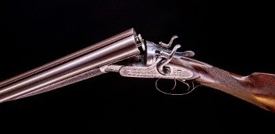 W.C. Scott hammer with great dimensions and nitro proofed Damascus barrels. - Image 8 of 8