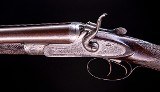 W.C. Scott hammer with great dimensions and nitro proofed Damascus barrels. - Image 5 of 8