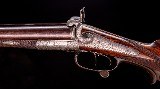 C. A. FISCHER & SOHN INLUBECKPinfire 12g. with second set 14-gauge double rifle barrels ~Condition x 3 ! - Image 5 of 10