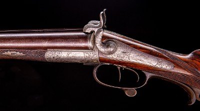 C. A. FISCHER & SOHN INLUBECKPinfire 12g. with second set 14-gauge double rifle barrels ~Condition x 3 ! - Image 5 of 10